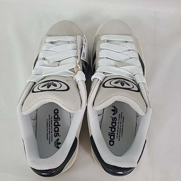 NEW Adidas Womens Campus 00s Shoes Originals Sneakers Crystal White Black Sz 7.5 - Picture 5 of 7